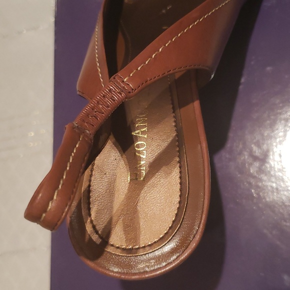 Enzo Angiolini NEW Closed Toe Slingback Stiletto Heels Pump Leather Women's 9.5 - Picture 16 of 17